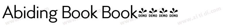 Abiding Book Book字体转换